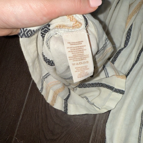 Free People Cream and Black Striped Jumpsuit - Picture 10 of 12